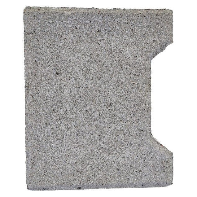 H-verbandsteen 8cm begin steen grijs