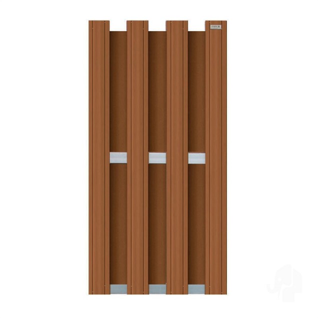 Composiet schutting Design Bruin 90x180 cm