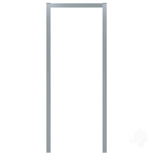 Aluminium kozijn voor composiet tuindeur, blank (7x7x300 cm)