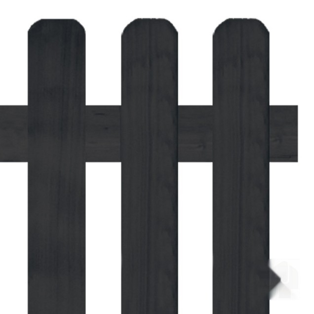 Vuren FSC tuinhek recht 12L 16mm 32x1800x800mm glad [zwart] bc