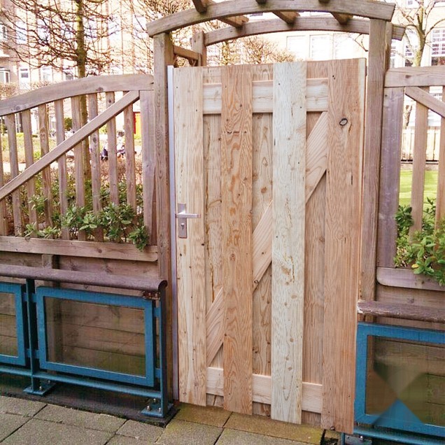 Elephant tuindeur geschaafd Douglas 90x180 cm