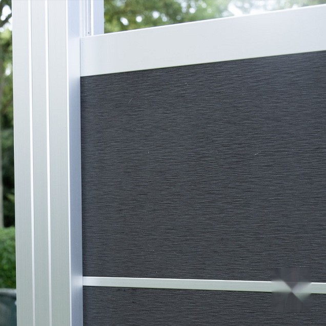 Elephant onder-en bovenregel Modular Evo aluminium 2x4x180 cm