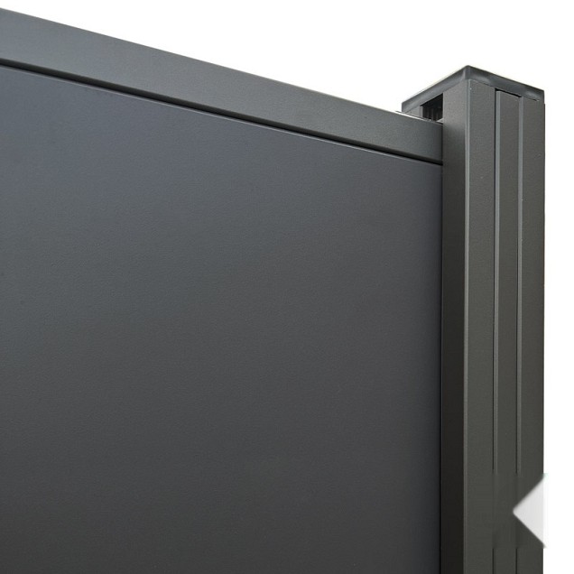 Elephant lamel Mix&Match aluminium antraciet 2x28.2x180 cm (2 st)