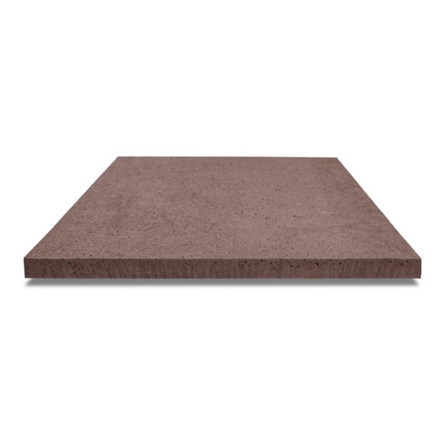 Oudhollandsche tegel, gewapend  100x100x5 Roodbruin