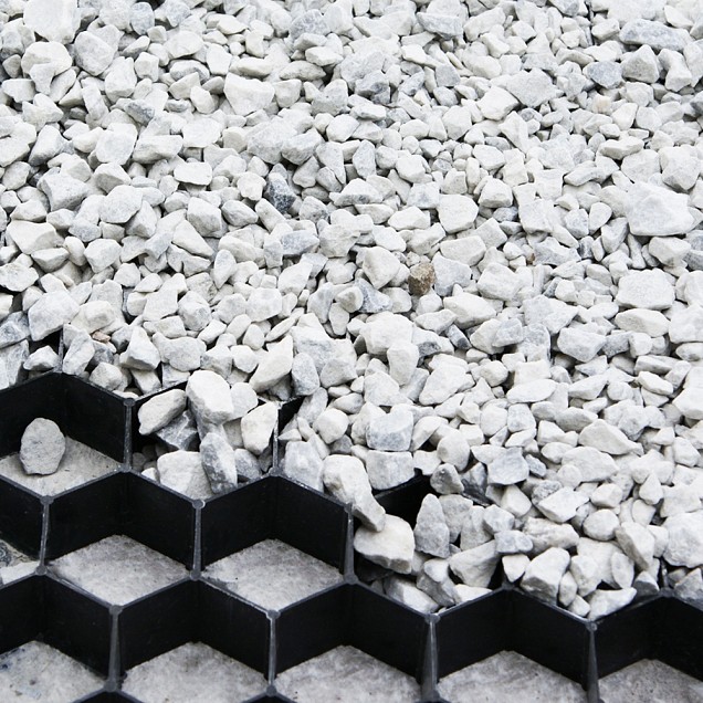 Trudigravel 120 x 80 x 3 cm / doek 90 gr/m² ZWART