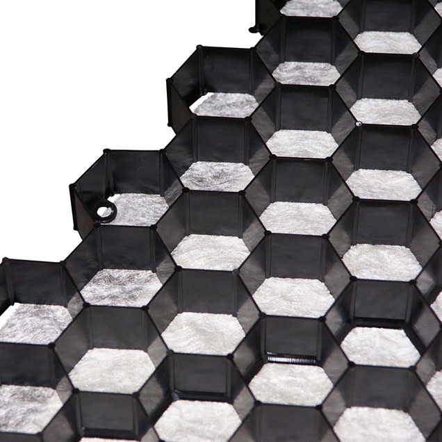 Trudigravel 120 x 80 x 3 cm / doek 90 gr/m² ZWART