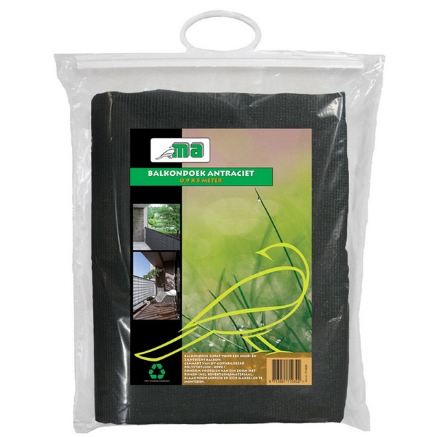Balkondoek 0,9 x 5 mtr antraciet *