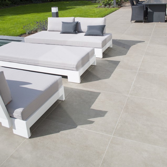 Keramische tegel 60x60x2 cm Cloudy Smoke