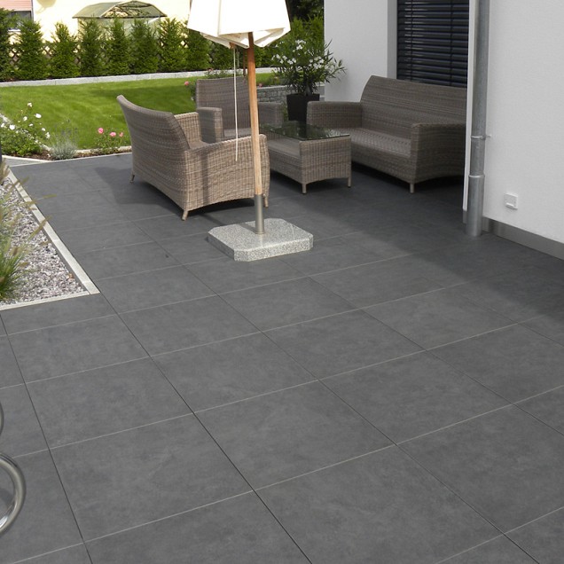 Ceraplus 60x60x3 cm Cloudy Nero