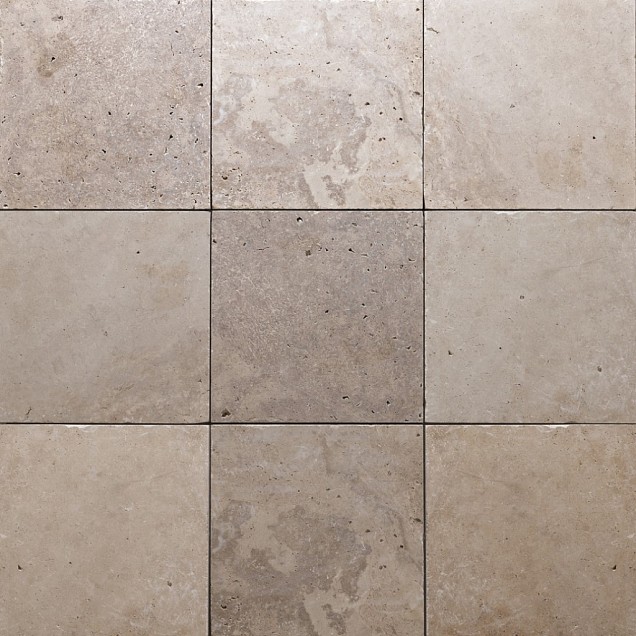 Travertino Autum Honed Antique 40x40x3 cm
