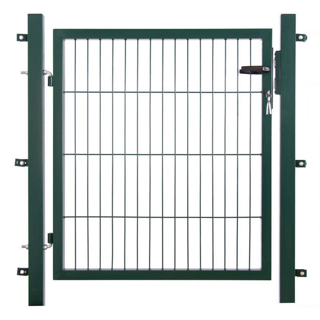 Enkele poort groen 100x100 cm