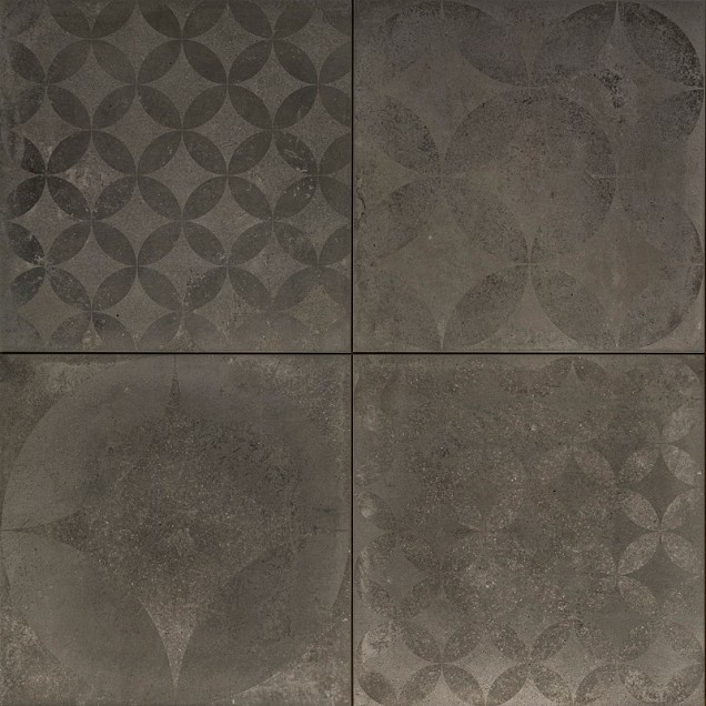 GSB Ceramic Plus Versailles Decor Dark Grey 60x60x4