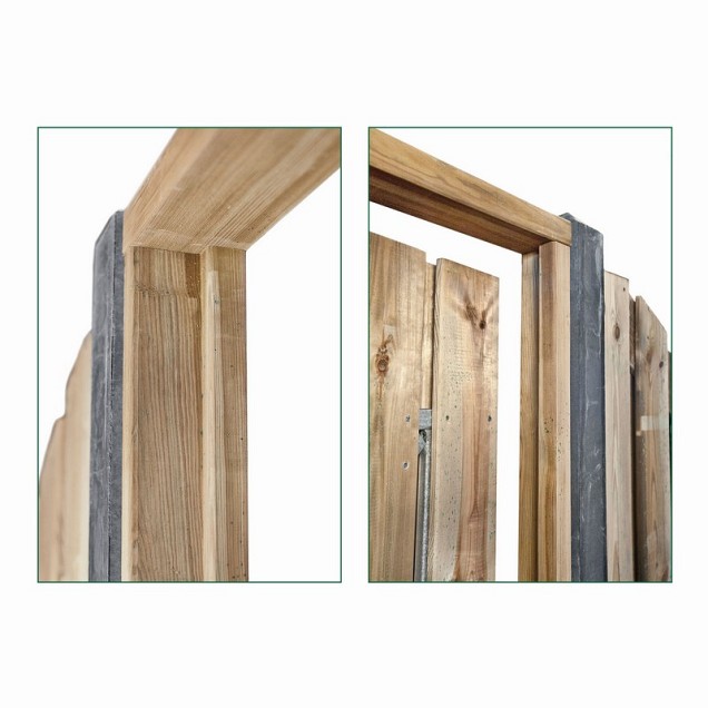 Tuindeurkozijn + aanslagligger Geïmpregneerd grenen