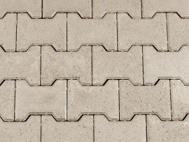 H-verbandsteen 8cm grijs S-top